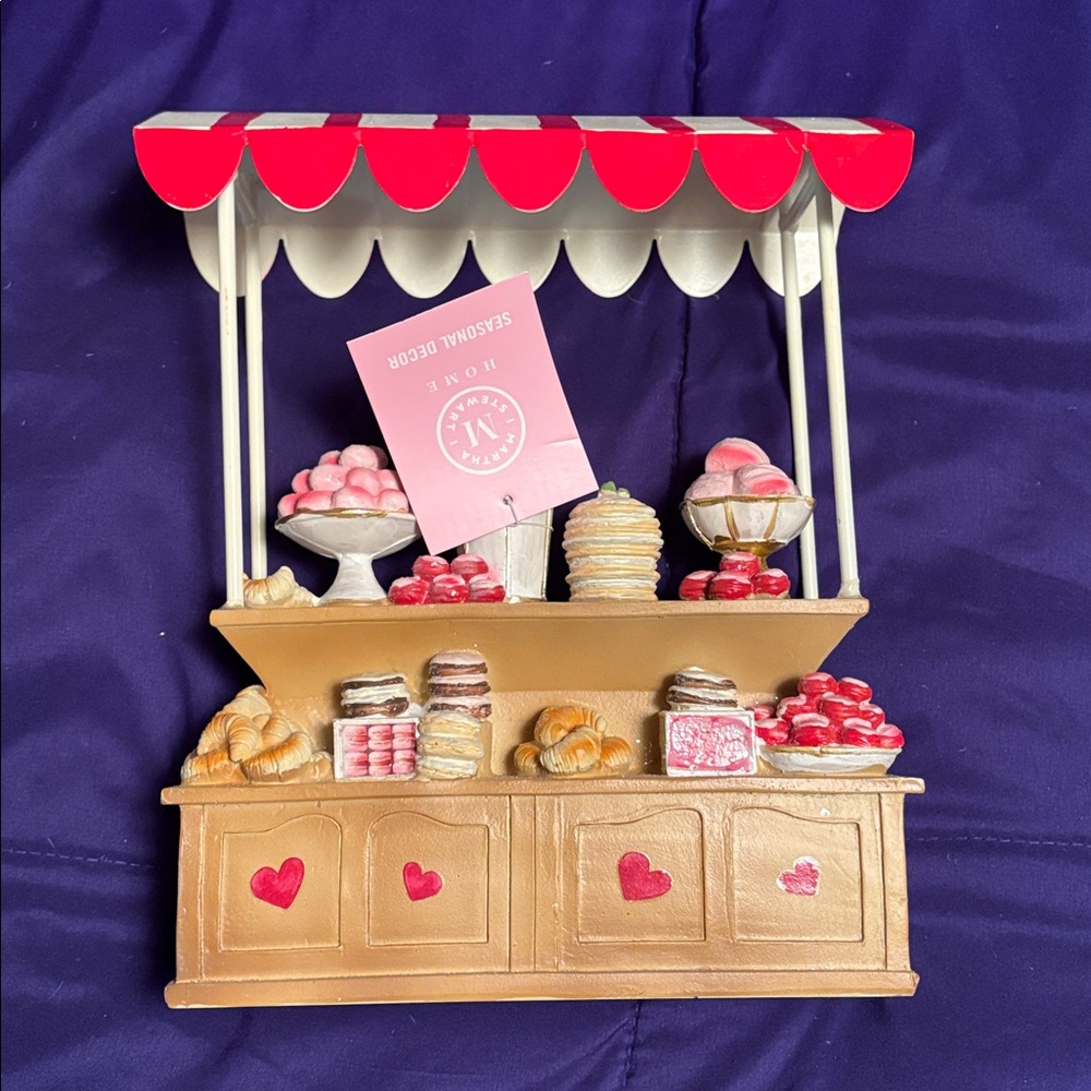 NWT Martha Stewart Red and White Home Party Supplies Stand - Picture 5 of 14